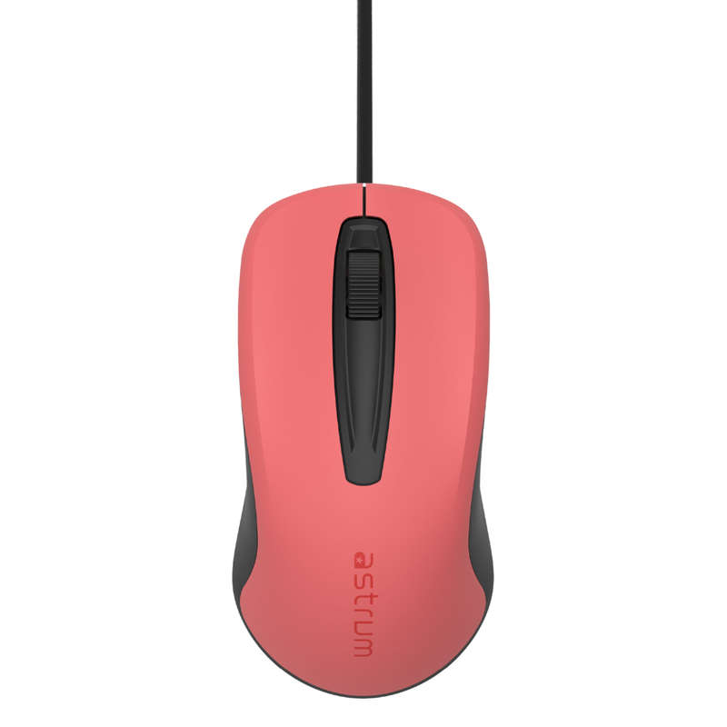 MU120 MOUSE WIRED USB 1200DPI 3B 1.5M RD