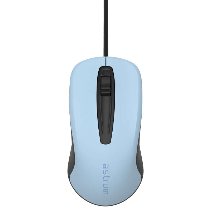 MU120 MOUSE WIRED USB 1200DPI 3B 1.5M BL