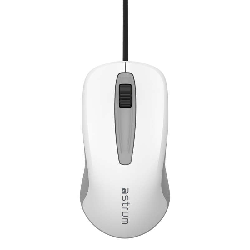 MU120 MOUSE WIRED USB 1200DPI 3B 1.5M WH