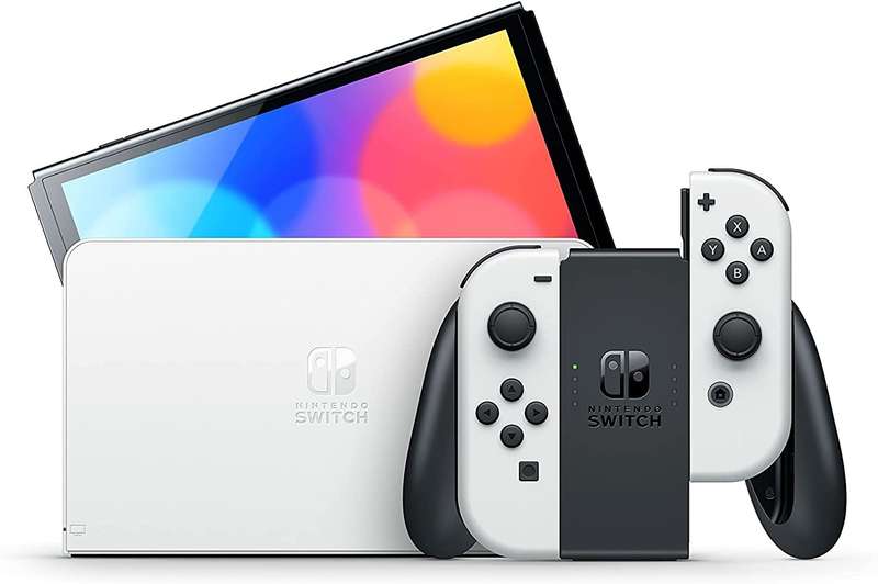 Nintendo Switch (OLED model), White / Black