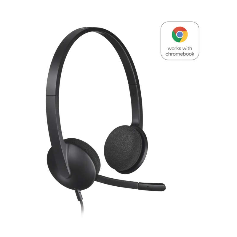 LOGITECH H340 USB HEADSET WITH NOISE CANCELLING MIC