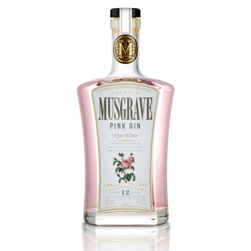 Musgrave Pink Rose Gin 750ml Bottle