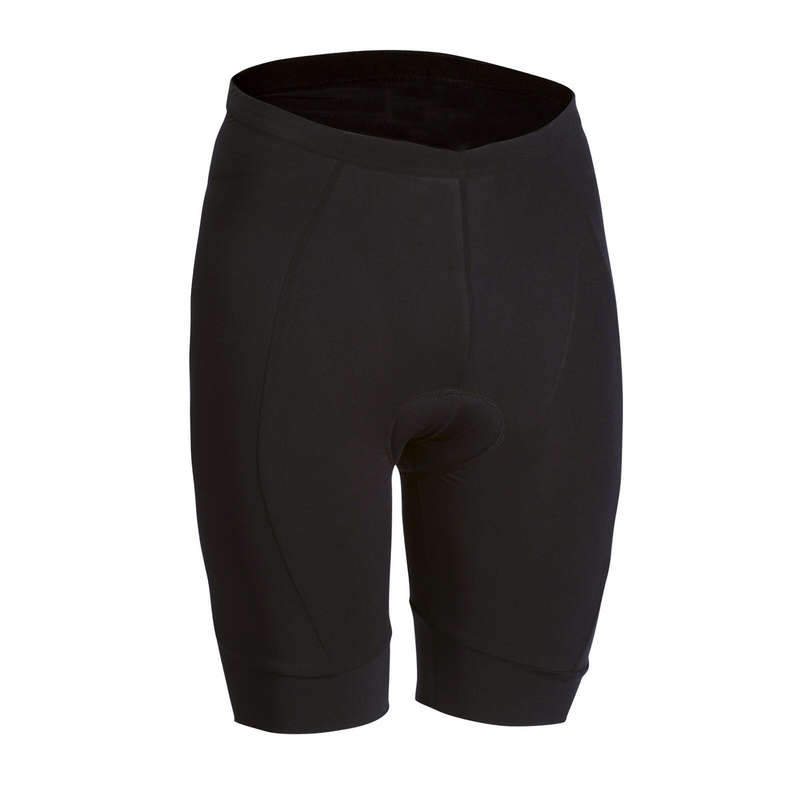 Essential Bibless Road Cycling Shorts - Black BLACK 200@M