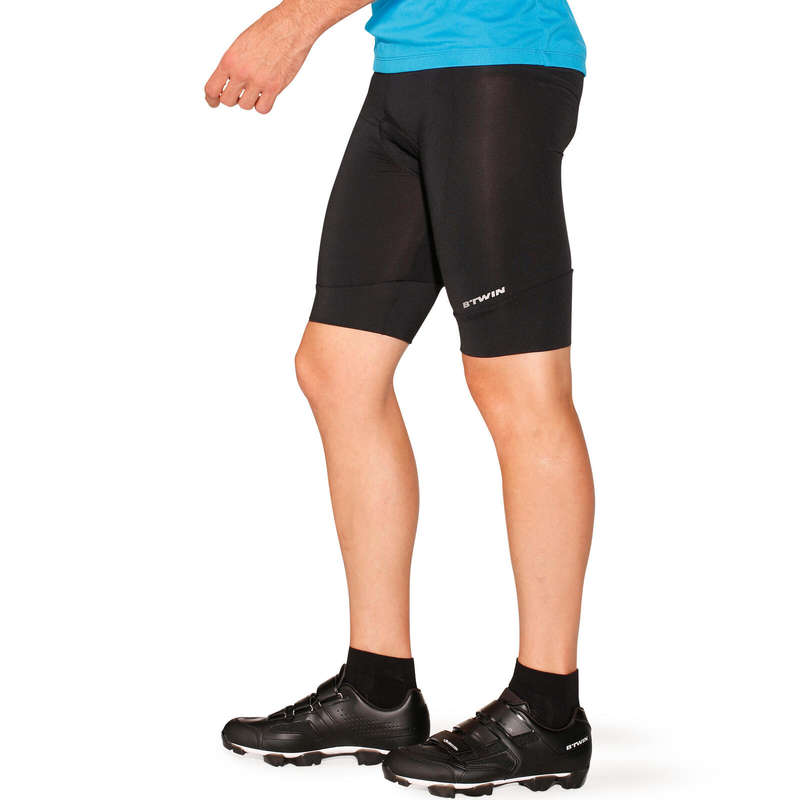 Essential Bibless Road Cycling Shorts - Black BLACK 200@M