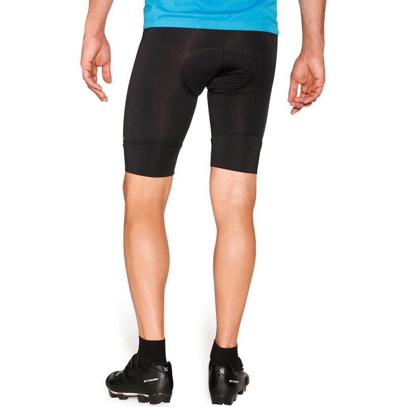 Essential Bibless Road Cycling Shorts - Black BLACK 200@M