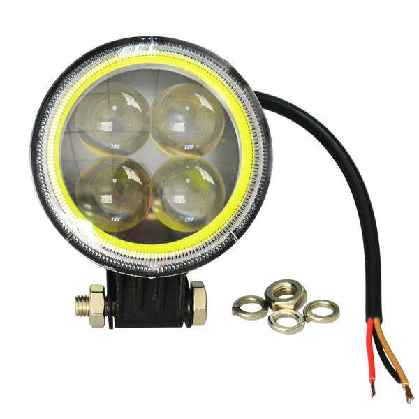 Image result for 3.5Inch 5.5w white light Round Led motorcycle Headlights Jeep Headlamps