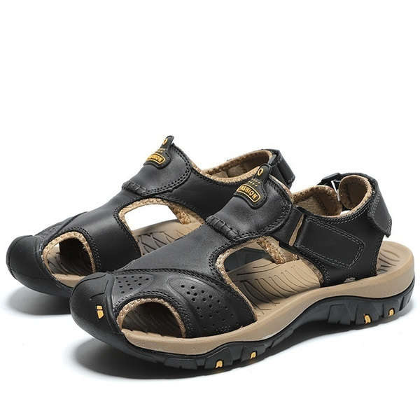 Fashion Men's Closed Toe Hiking Sandals