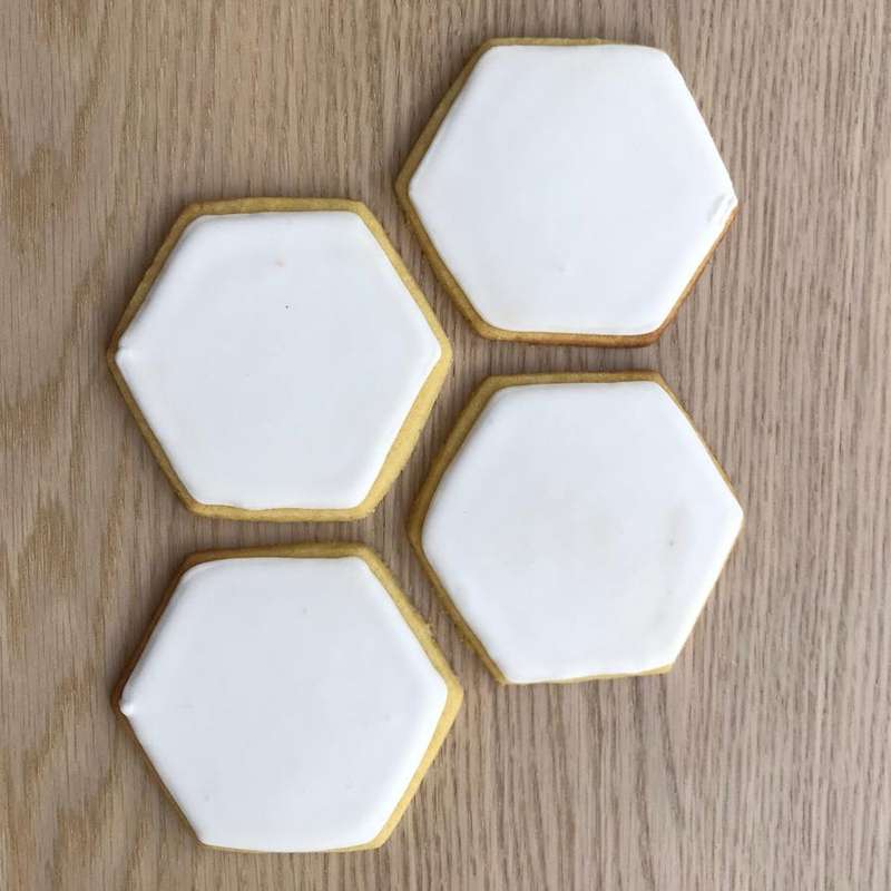 Draw-Your-Own Hexagon Cookies