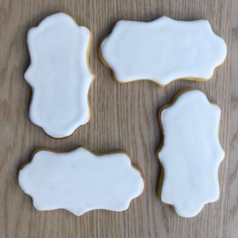Edible Rectangular Plaque Table Place Names