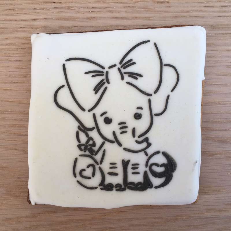 Paint Your Own Cookie Elephant