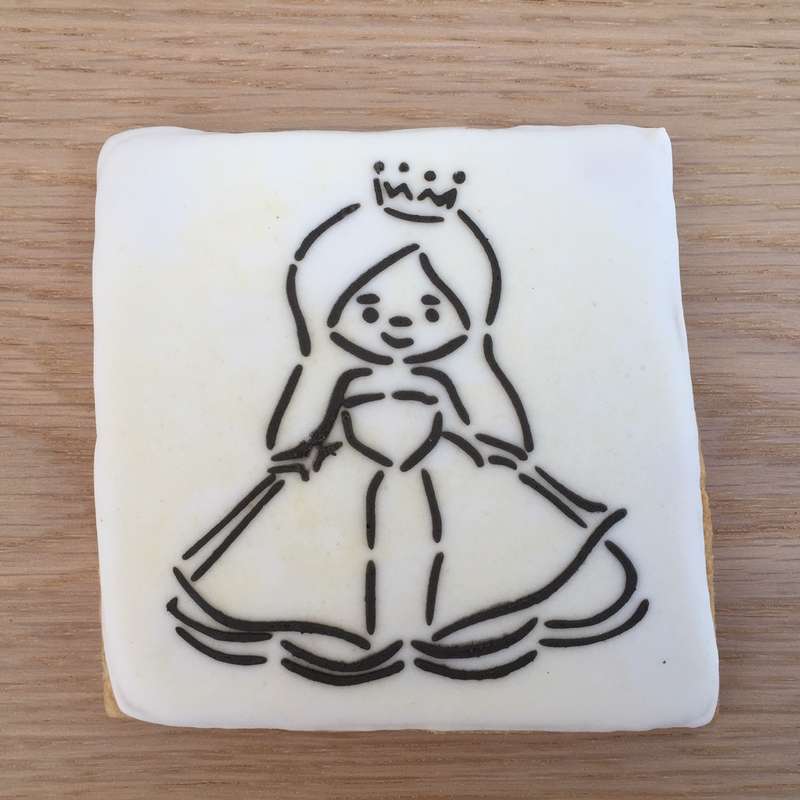Paint Your Own Cookie Princess