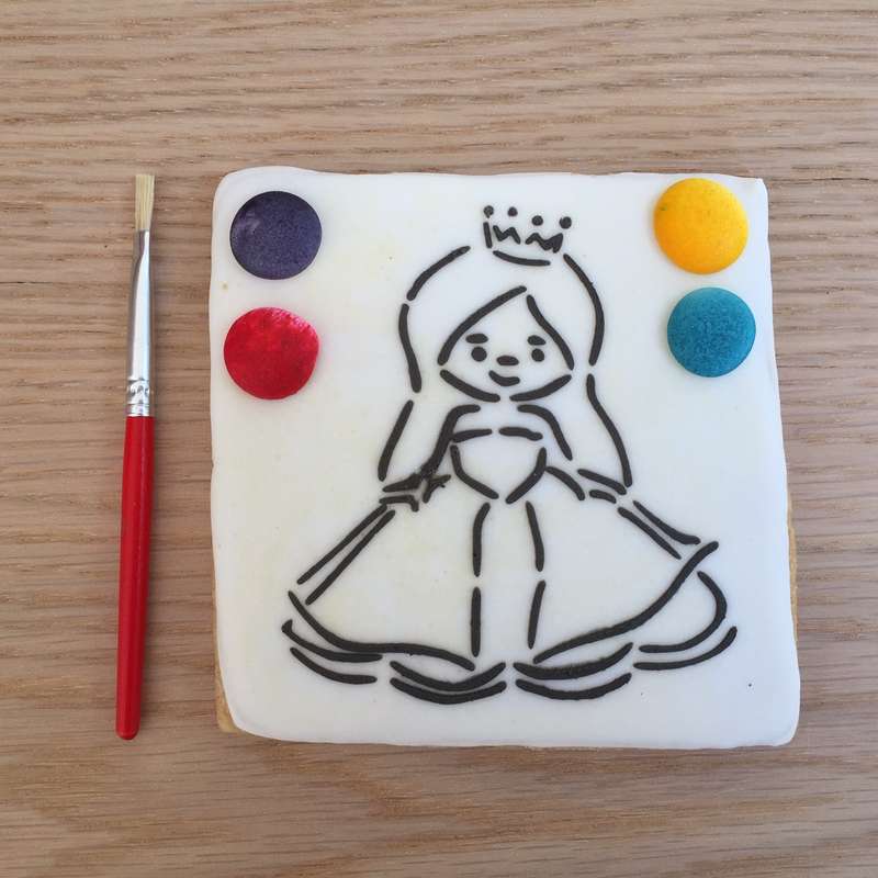 Paint Your Own Cookie Princess