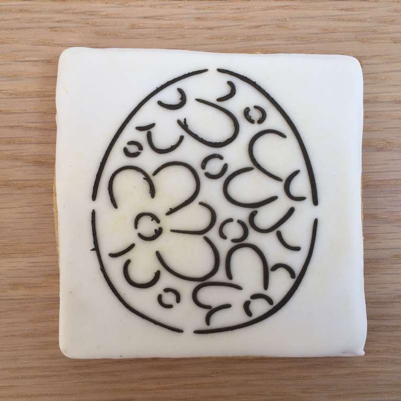Paint Your Own Cookie Easter Egg