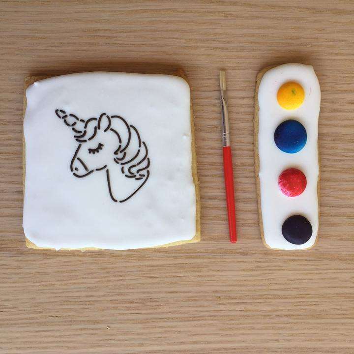 Paint Your Own Cookie Unicorn Head