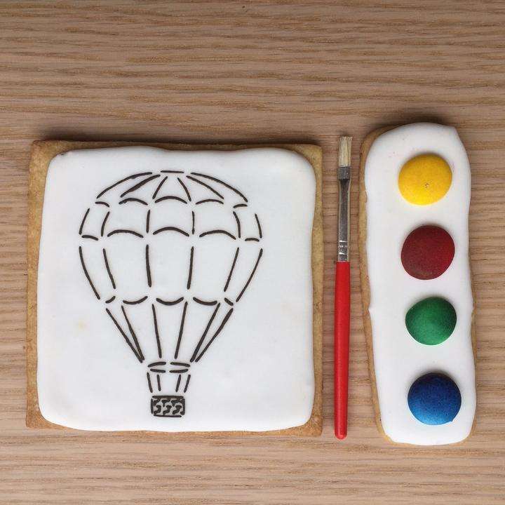 Paint Your Own Cookie Hot Air Balloon