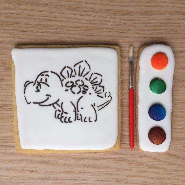 Paint Your Own Cookie Dinosaur Stegosaurus