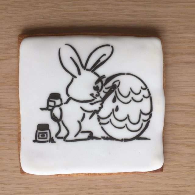 Paint Your Own Cookie Easter Bunny Painting