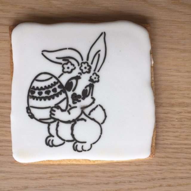 Paint Your Own Cookie Easter Bunny