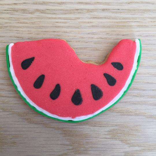 12 Watermelon Cookies