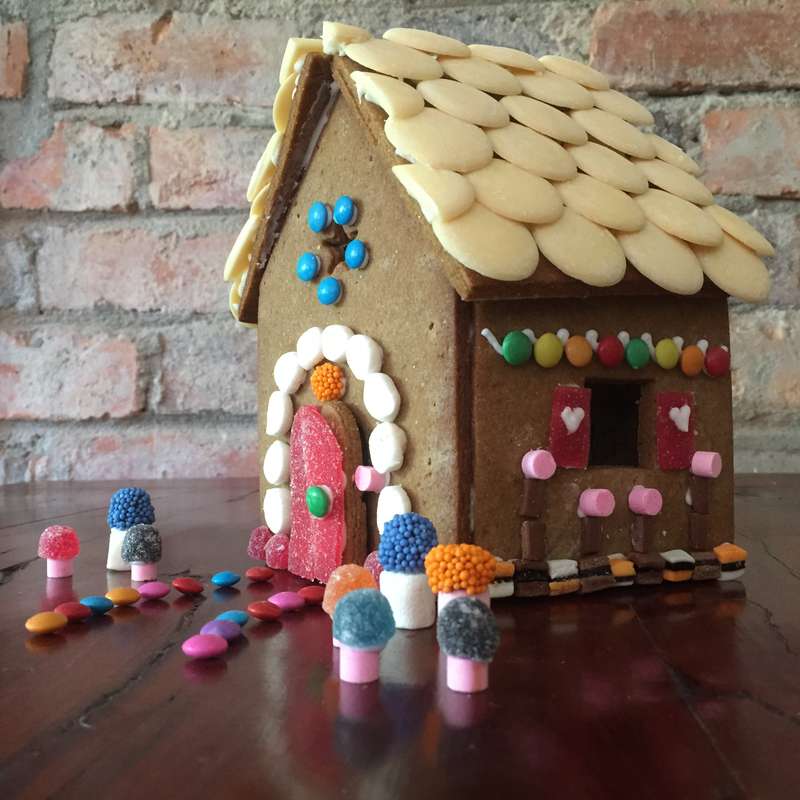 Gingerbread House Kit - Sweet with Choc Tiles!