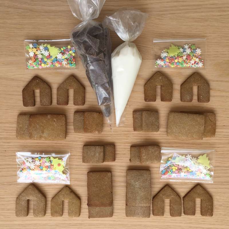 Mini Gingerbread Village Kit