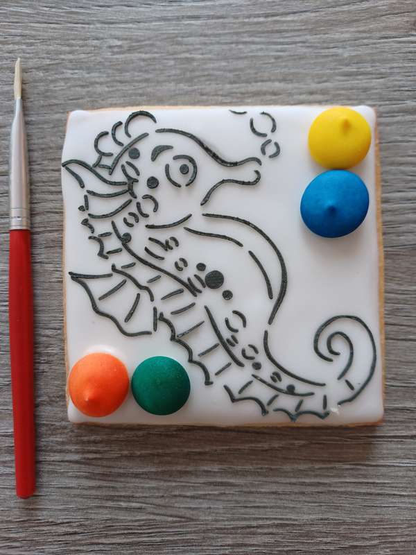 Paint Your Own Seahorse