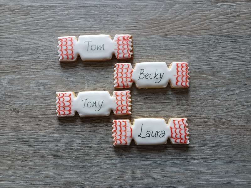 Draw Your Own Christmas Cracker Name Tags