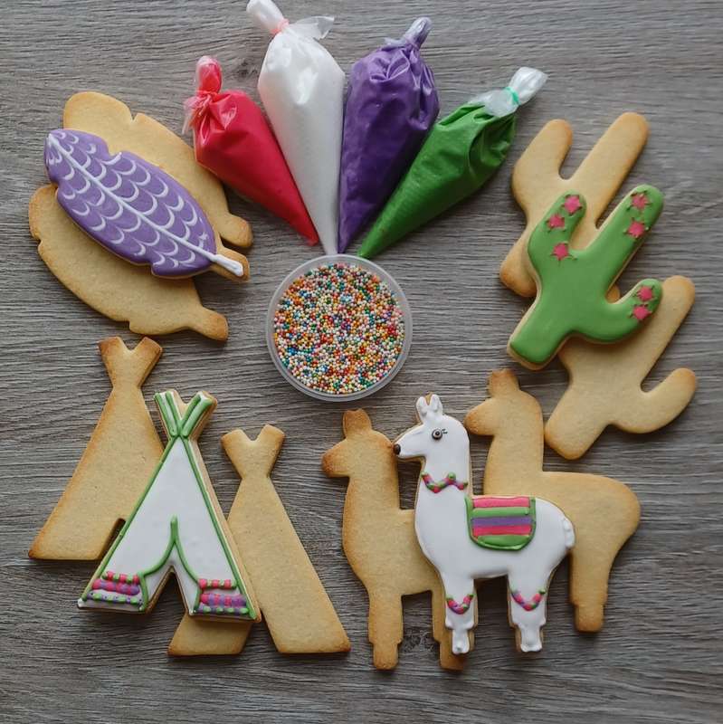 Llama Cookie Decorating Kit
