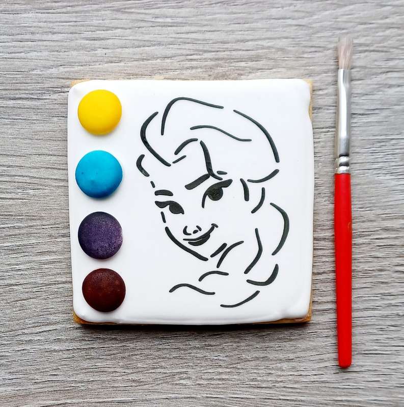 Paint Your Own Icy Princess