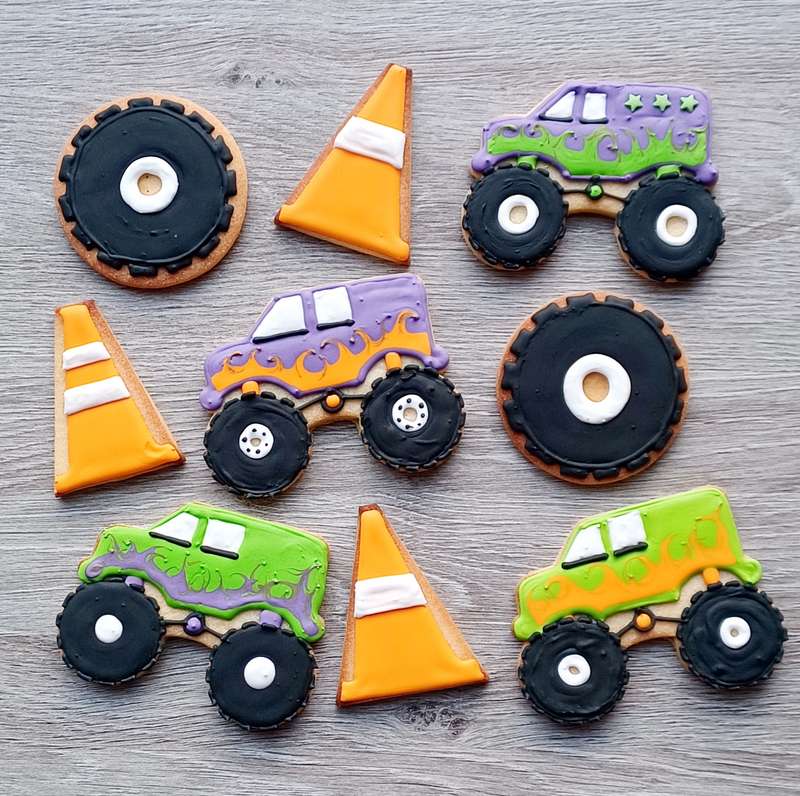 Monster Truck Cookie Decorating Kit