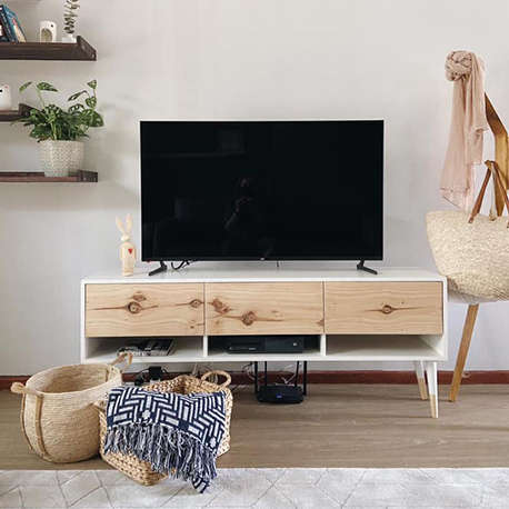Natural Face TV Unit
