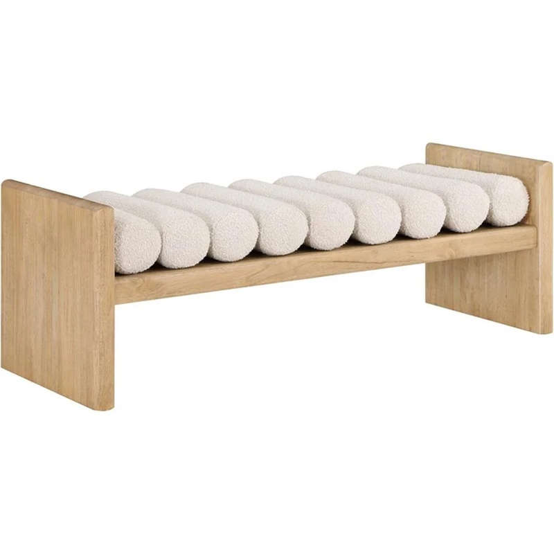 Waverly Bouclé Bench