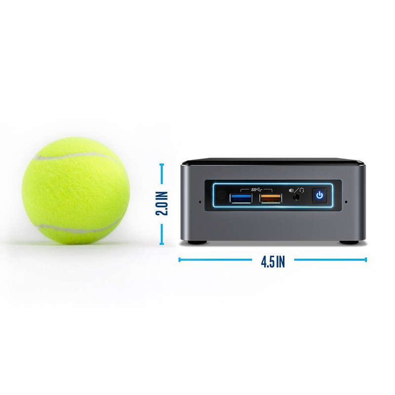 Intel NUC mini pc i7-7567u @ 3.5ghz 32gb ddr4 ram 128gb SSD + 256gb ssd