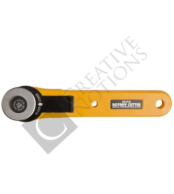 28mm Rotary Cutter: Olfa Straight Handle Rotary Cutter - 28mm