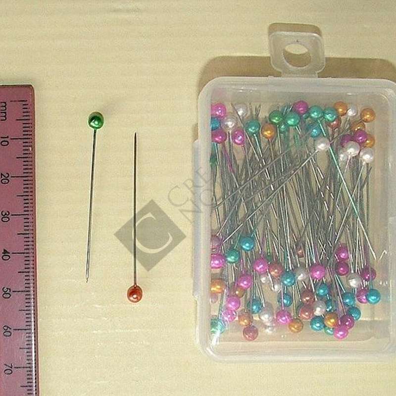 Ball Head Pins - Pearlised (45mm x 10g)