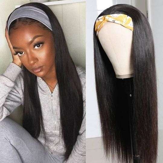 Demi - Peruvian Straight Headband Wig