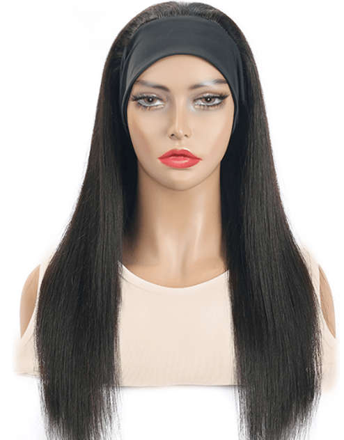 Demi - Peruvian Straight Headband Wig