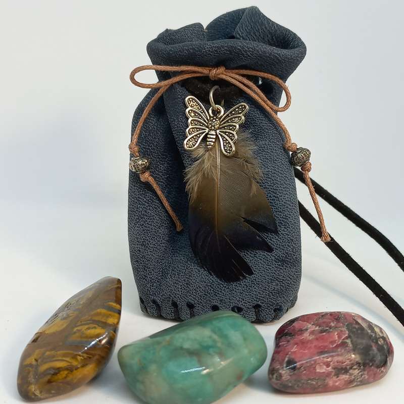 Leather Medicine Bag