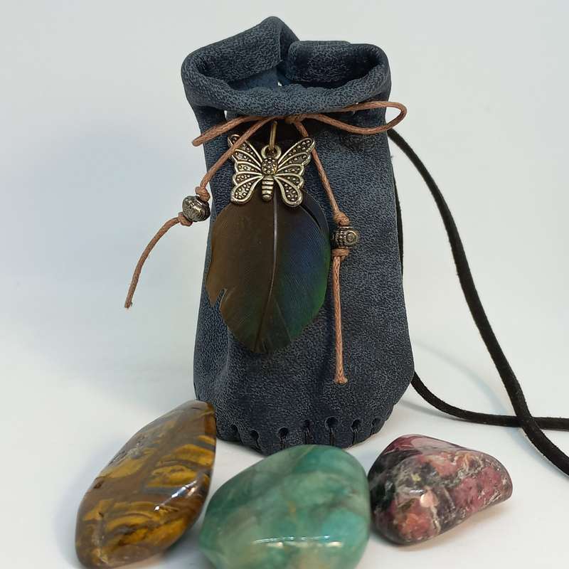 Leather Medicine Bag