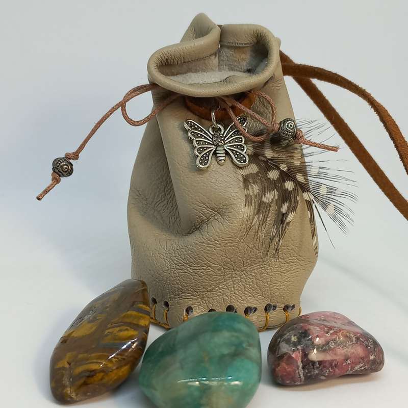Leather Medicine Bag