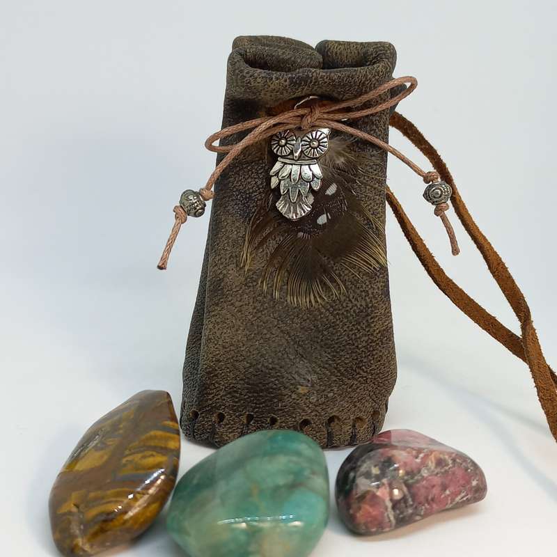 Leather Medicine Bag