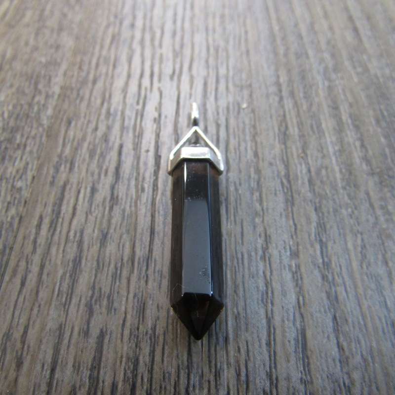 Smokey Quartz Point Pendant (SS)