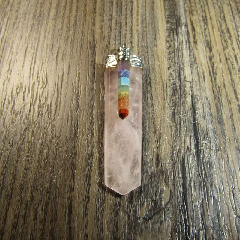 Rose Quartz Chakra Pendant