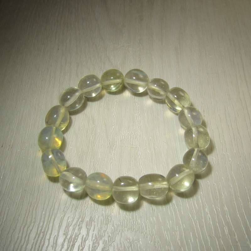 Yellow Obsidian 18mm oval bead Bracelet