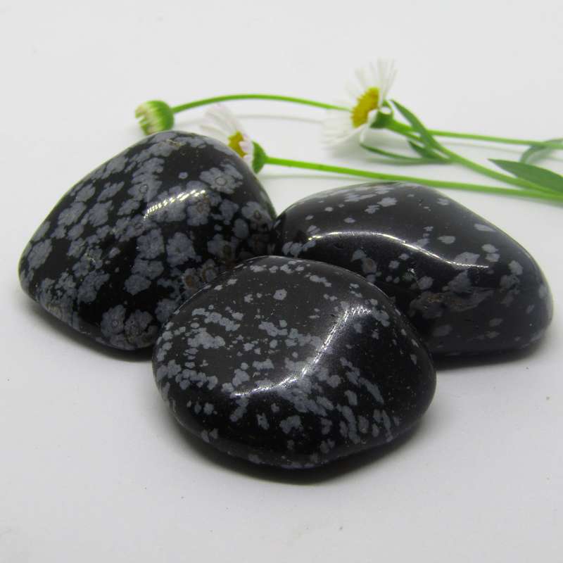 Snowflake Obsidian Tumbles