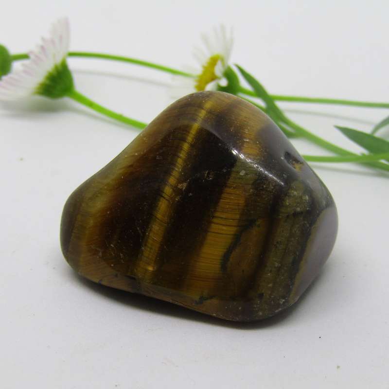 Tiger's Eye Tumbled Stones (Yellow/Golden)