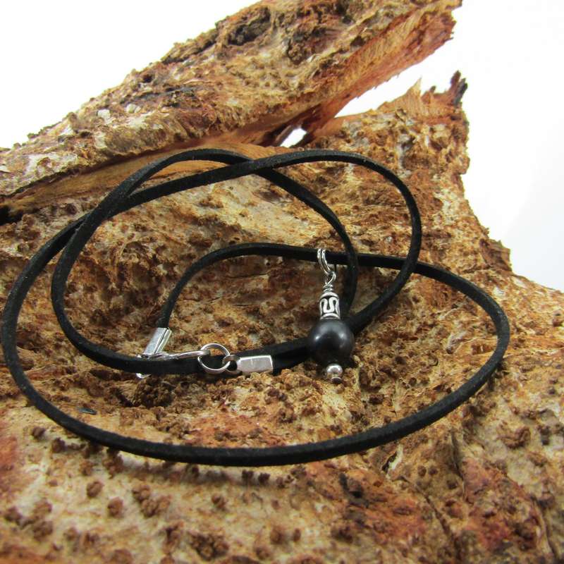 Shungite Pendant on Choker