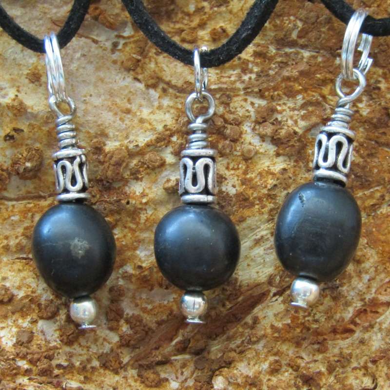 Shungite Pendant on Choker