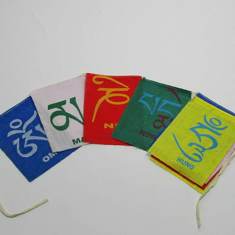 Om Mani Padme Hum Prayer Flag