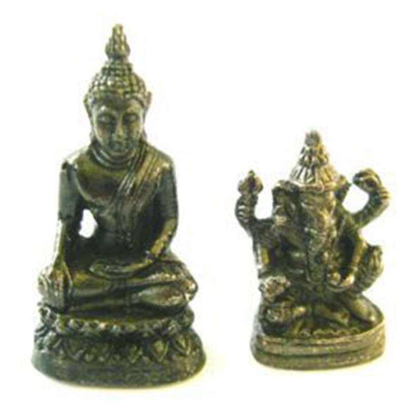 Mini Tibetan Buddha - brass